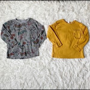 Zara Bundle 2 Long Sleeve Shirts Size 18-24 Months